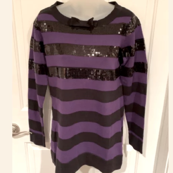 Linea By Louis Dell’olio Xs Striped Sweater Nwot